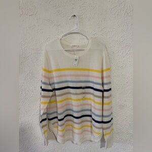 GAP NWT Striped Sweater XXL Multicolor